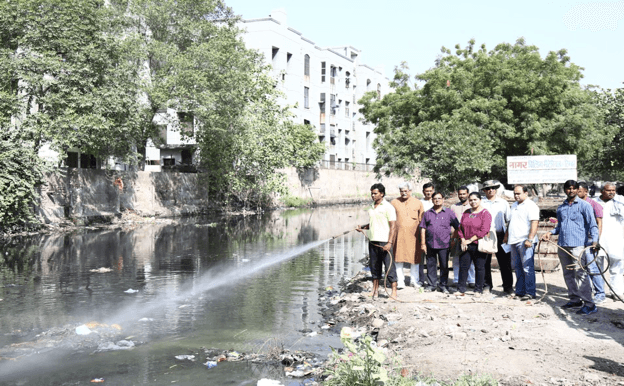 Nualgi treatment to drain